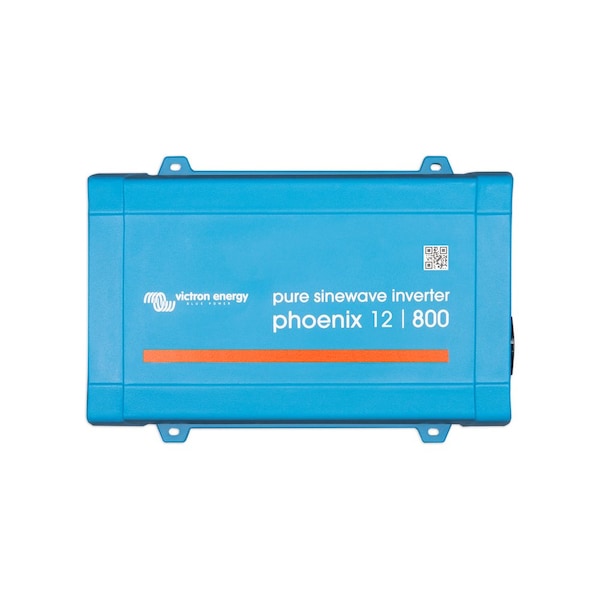 Victron Energy Power Inverter, Pure Sine Wave, 1,500 W Peak, 800 W Continuous, 1 Outlets PIN481800500 - main